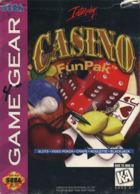 Casino Fun Pak Sega Game Gear  box art